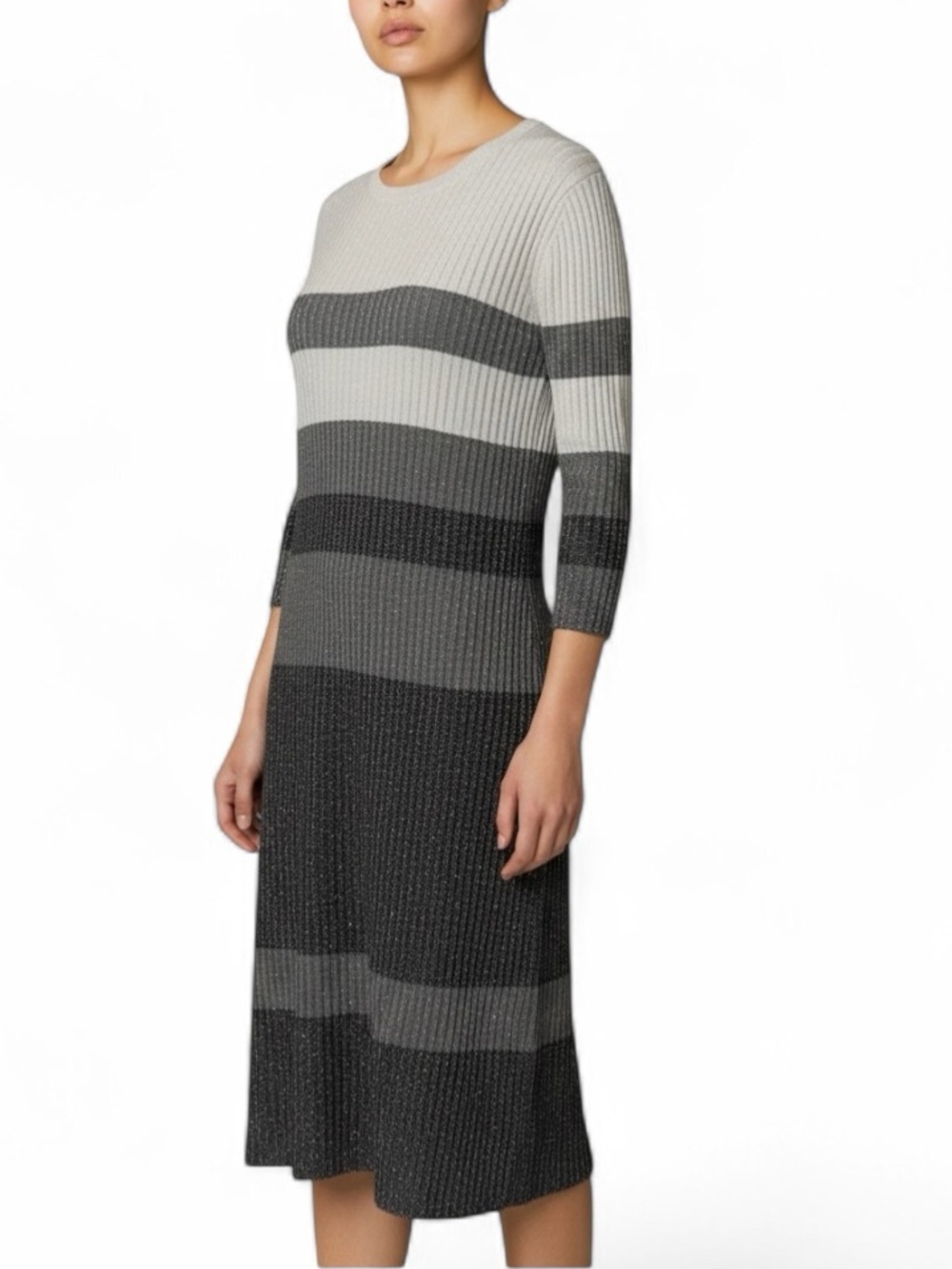 Calvin Klein Metallic Fabric Dress NWOT
